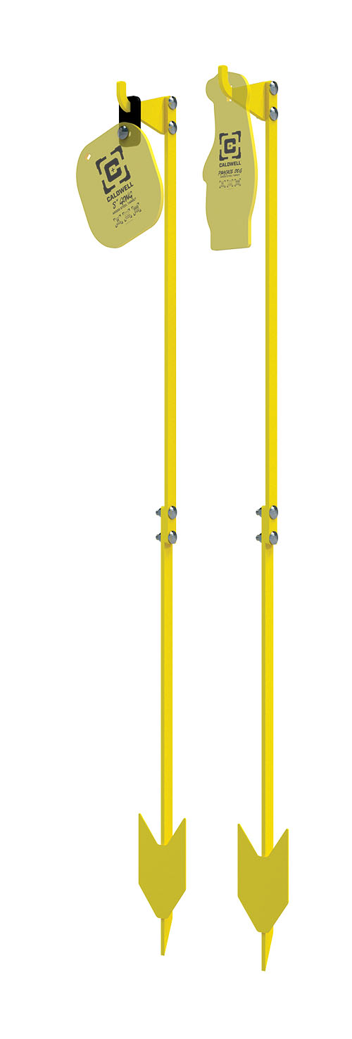 Caldwell AR500 Target Post tarjoaa kestävyyttä, helpon kuljetuksen ja nopean asennuksen, sekä tukee jopa 22 kg:n kohteita kaikissa maastoissa.